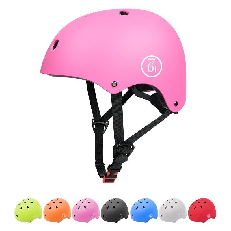 67i Bike Helmet for Adults & Kids 8-14 - Adjustable L (22.83â€-23.82â€) Lightweight Ventilated Cycling Helmets with 11 Vents (Pink) - Image 1